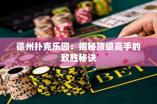 德州撲克樂(lè)園：揭秘頂級(jí)高手的致勝秘訣