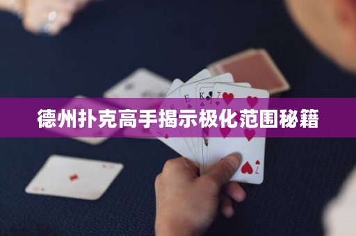 德州撲克高手揭示極化范圍秘籍