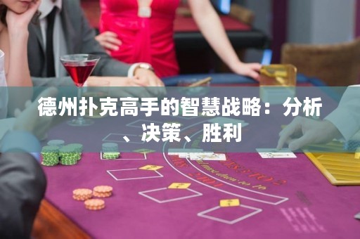 德州撲克高手的智慧戰(zhàn)略：分析、決策、勝利