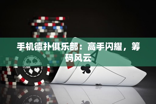 手機(jī)德?lián)渚銟凡浚焊呤珠W耀，籌碼風(fēng)云
